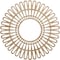 Ekena Millwork Cornelius Wood Fretwork Pierced Ceiling Medallion, Red Oak, 16"OD x 6"ID x 1/4"T CMWP16X0250CRRO - alternate 1